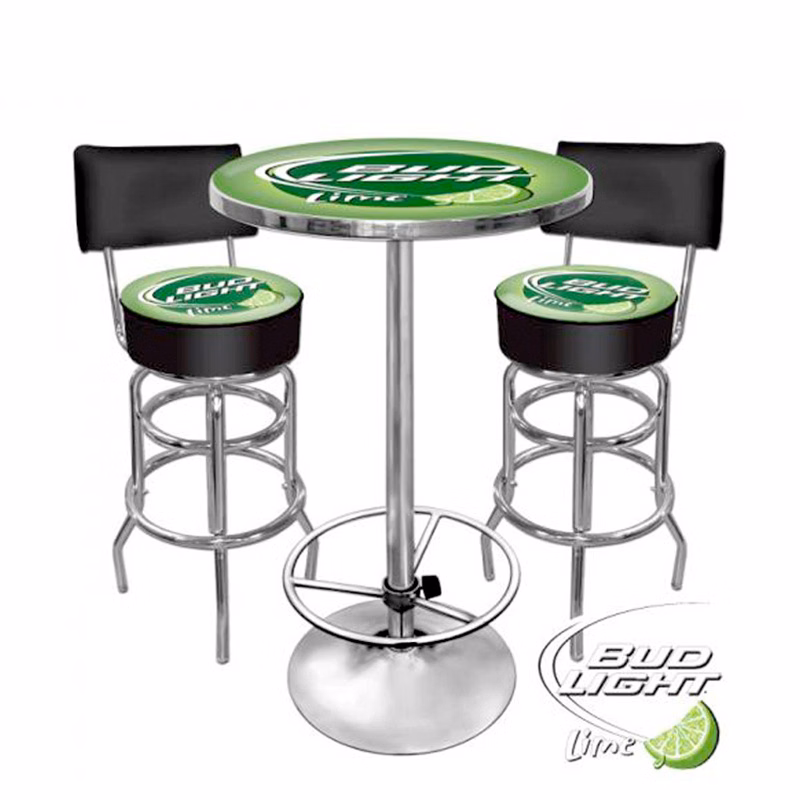 3 PCS Pub Table and Bar Stool Set