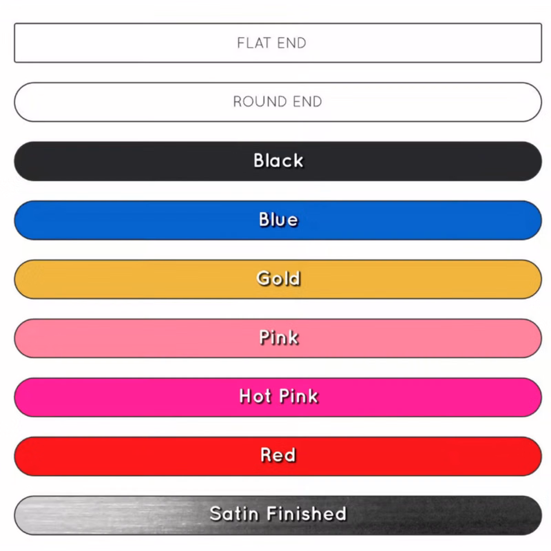 Wrist Bands Aluminum Tag - 100% MADE IN THE USA