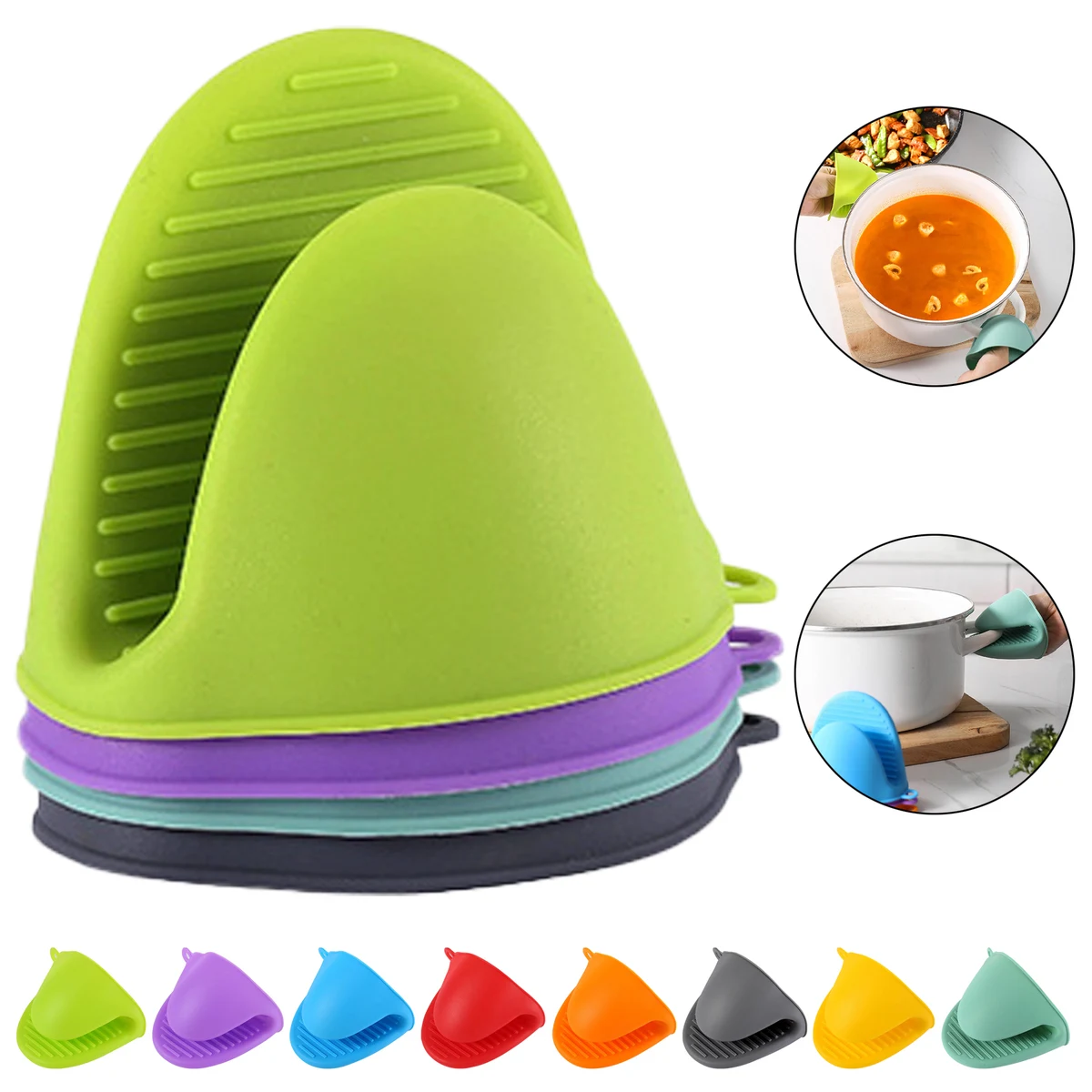 Silicone Heat Resistant Mini Cooking Oven Gloves 1