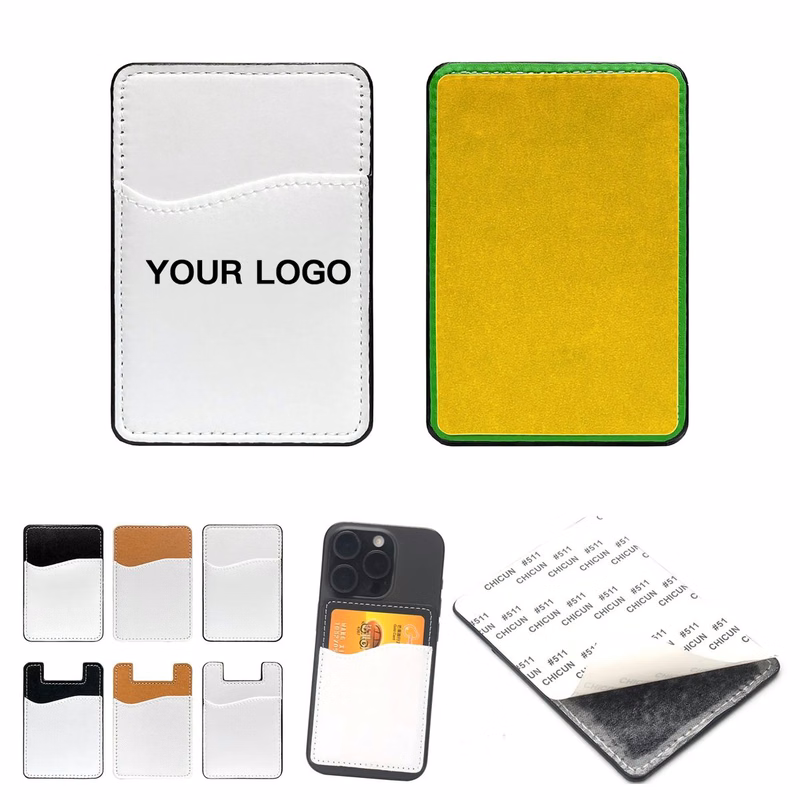 Durable Leather Card Holder for Smartphones
