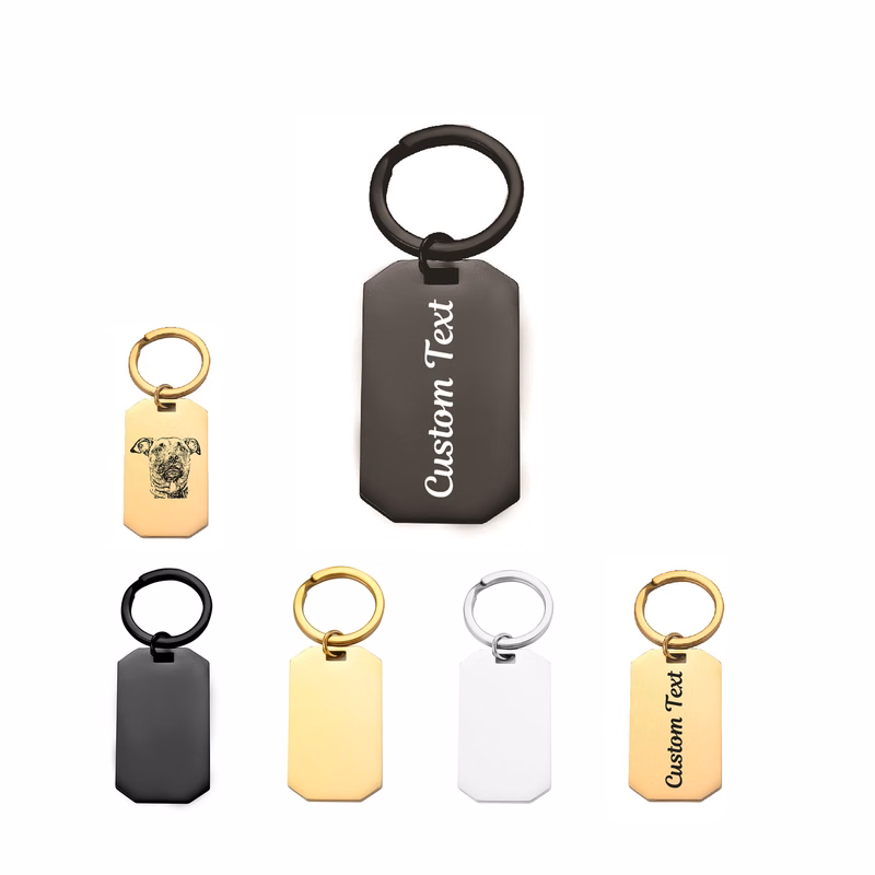 Stainless Steel Metal Keychain