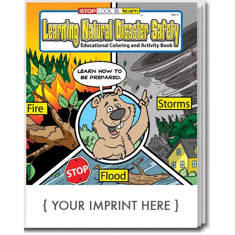 COLORING BOOK - Learning Natural Disaster Safety Coloring & Activity Book 1