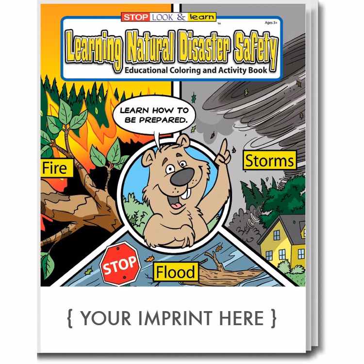 COLORING BOOK - Learning Natural Disaster Safety Coloring & Activity Book