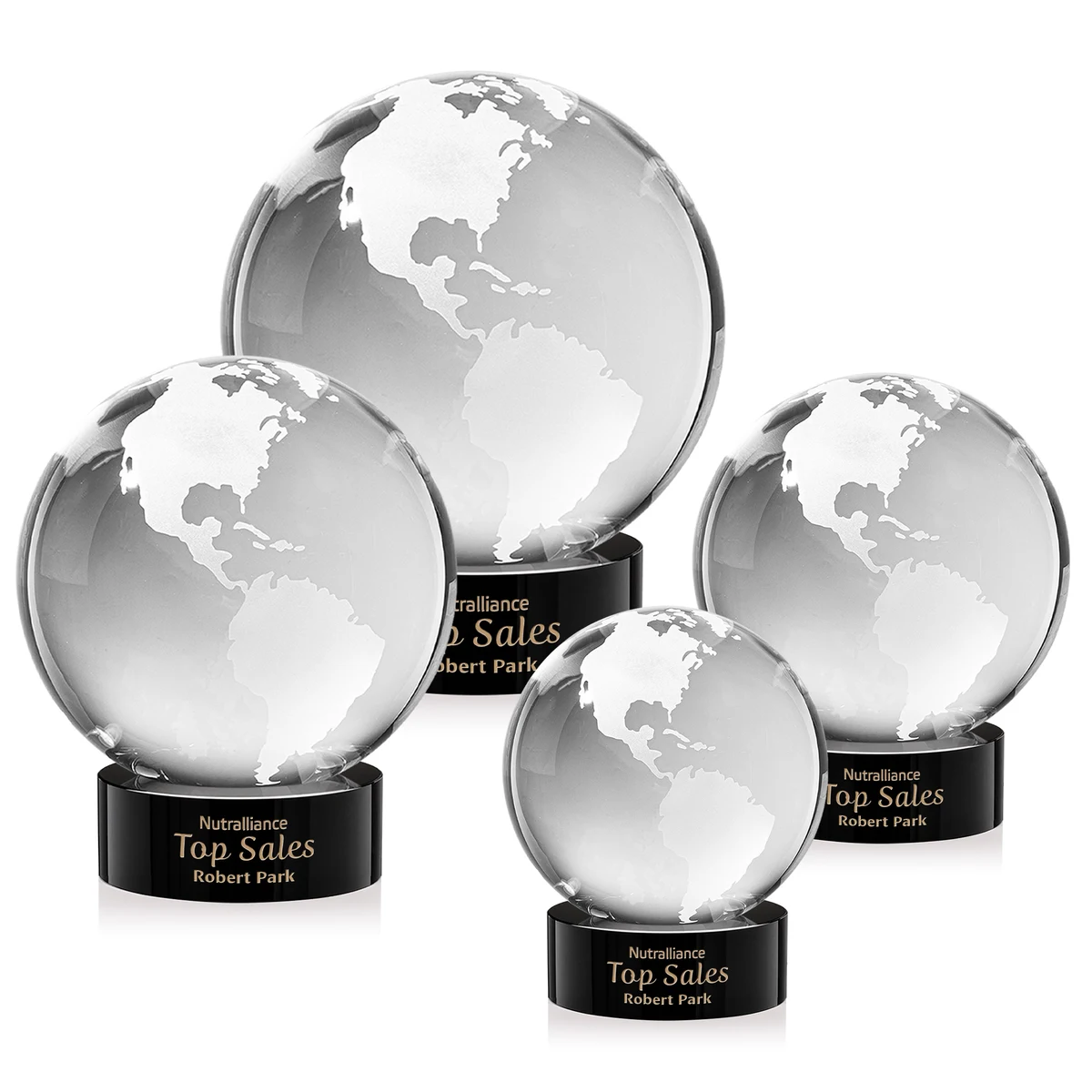 Globe Award on Stanrich Base - Black 1