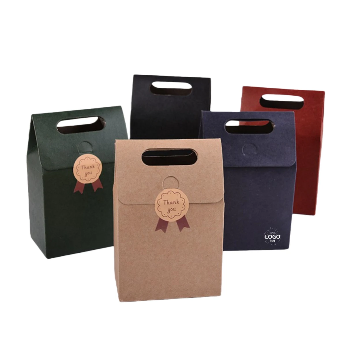 Vintage Customized Flap Gift Bags 1