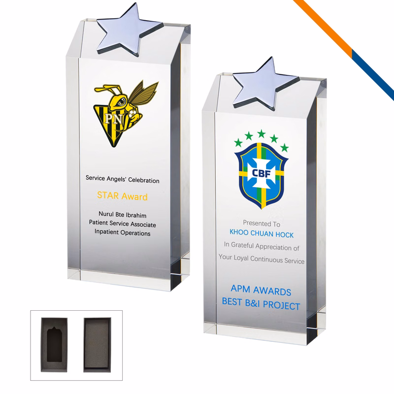 Terus Star Topped trophy