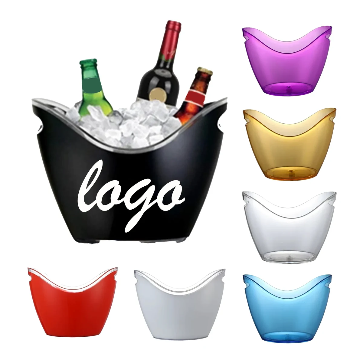 220oz. Handheld Beverage Cooler Party Ice Bucket 1