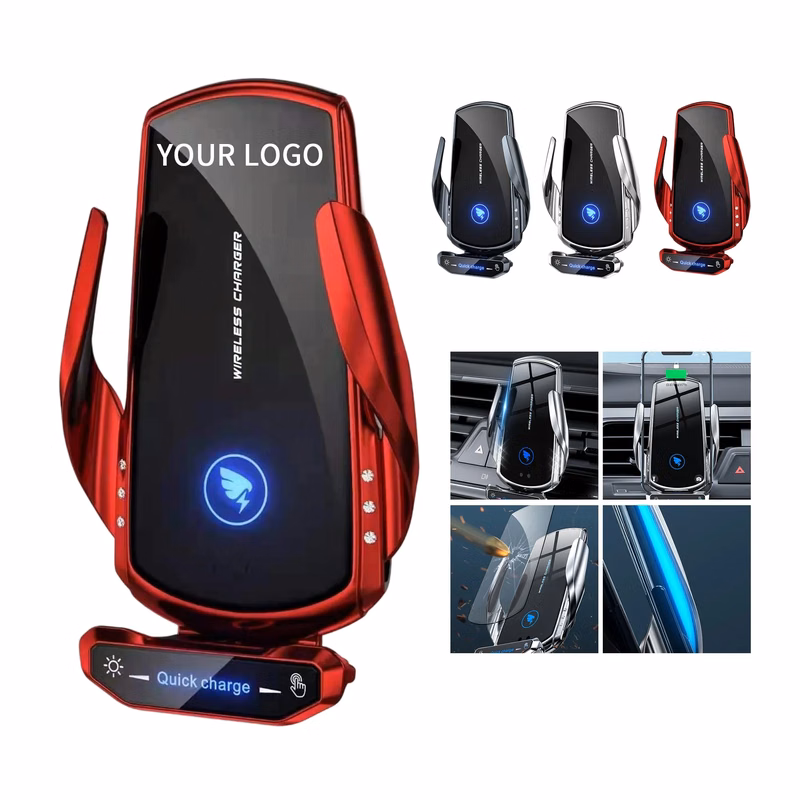 MOQ 50 Smart Car Phone Holder with 15W Fast Charging