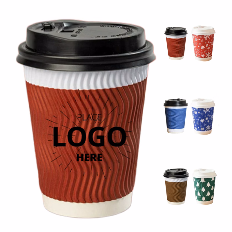 13.5 oz Corrugated Paper Hot Cup