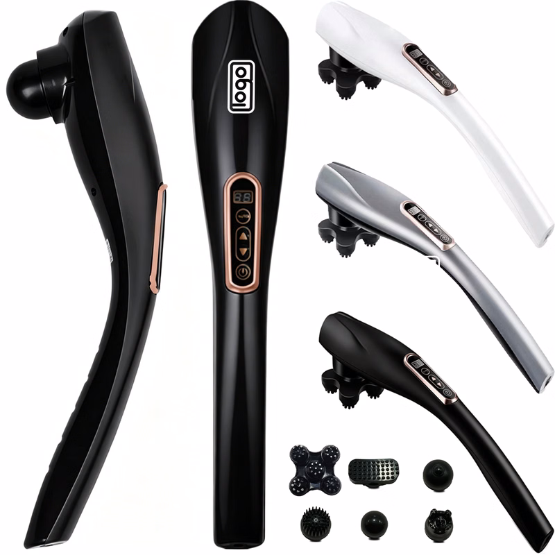Rechargeable Handheld Massager whith 6 Massage Heads
