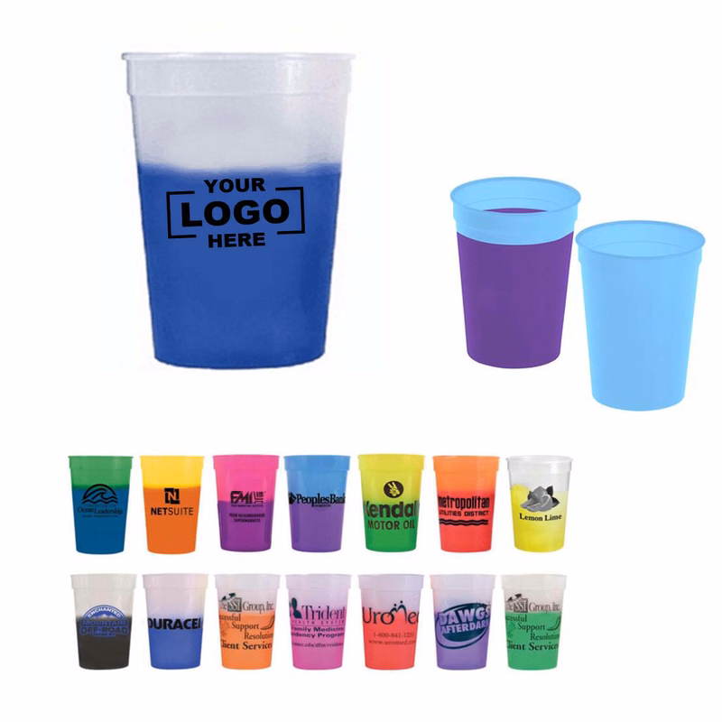 12oz Color Changing Plastic Cup