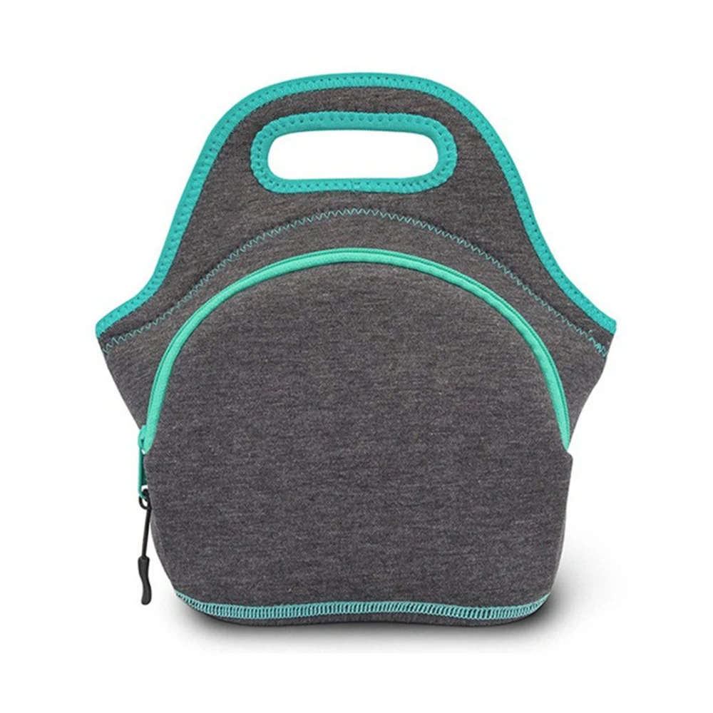 Insulated Waterproof Lunch Tote Box for Work Travel & Picnic, custom lunch bag with logo imprint 1