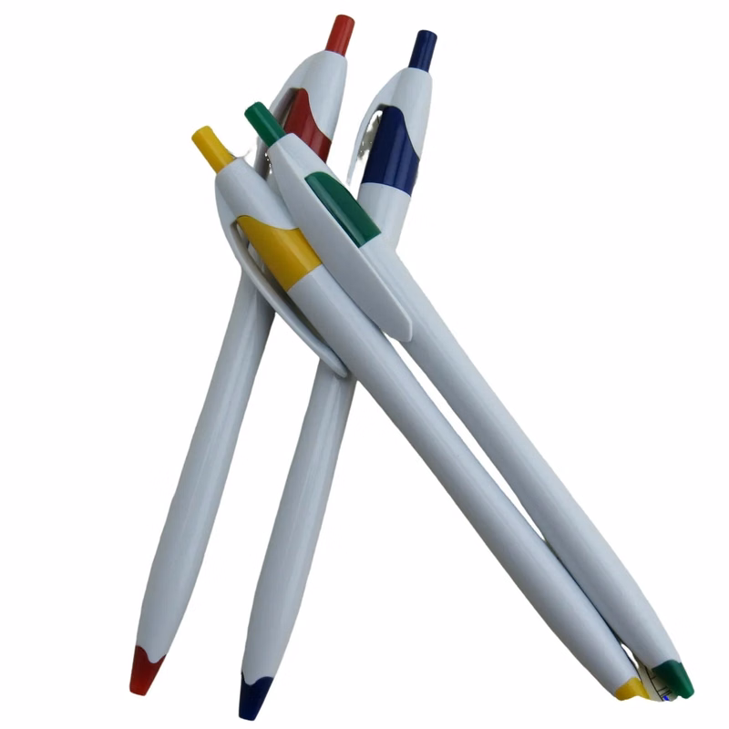 White Plastic Ballpoint Pen