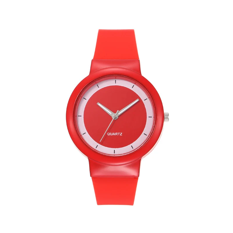 Silicone Jelly Watch Women'S Student Quartz Watch 1