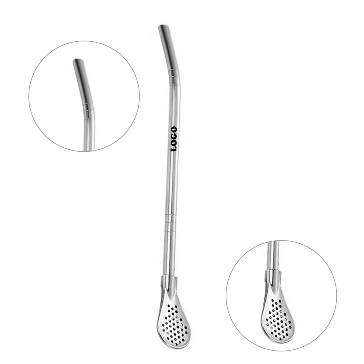 Spoon Straws 304 Stainless Steel With Filter Spoon 1