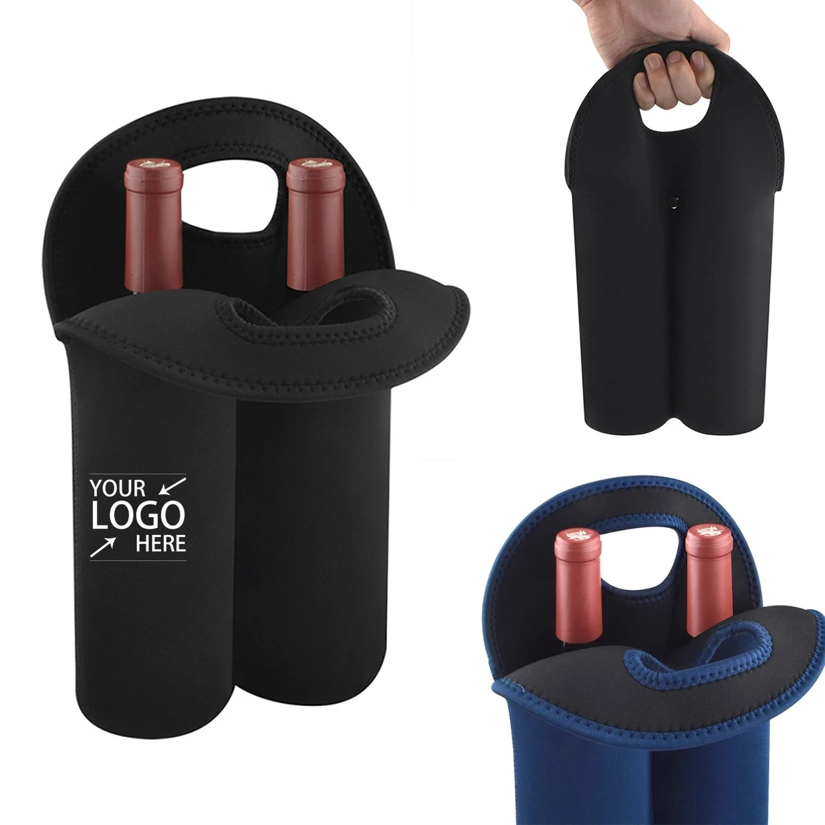 Insulated Wine Carrier Tote Bag 1