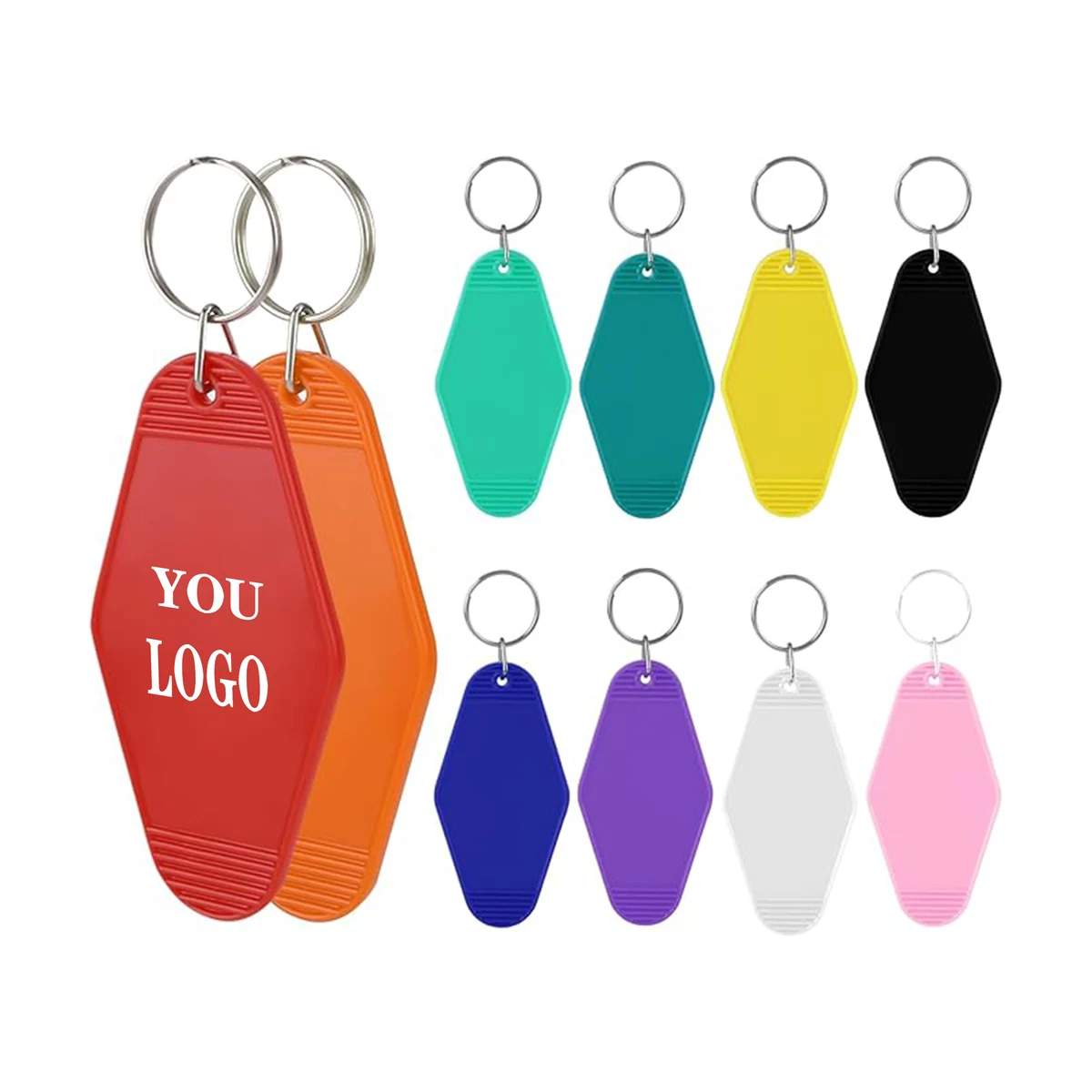 Premium Vintage Plastic Hotel Keychain 1