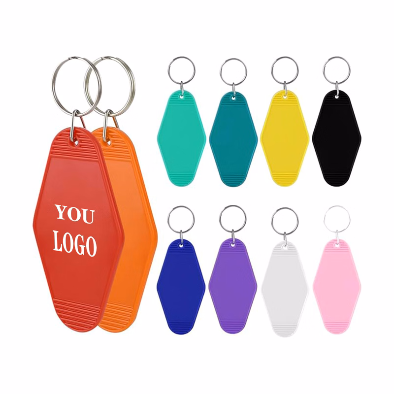 Premium Vintage Plastic Hotel Keychain