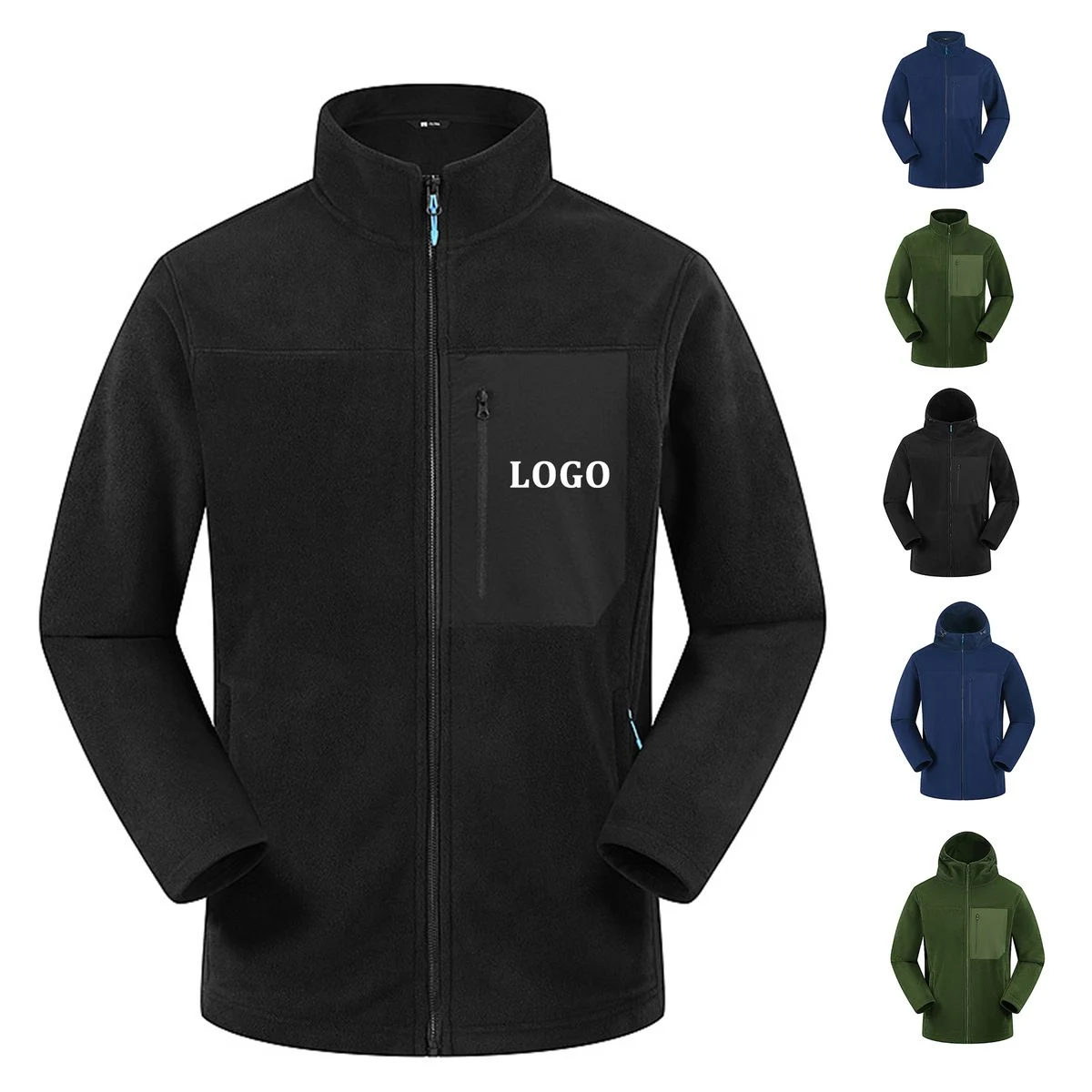Polar Fleece Zip Up Winter Softshell Jacket 1