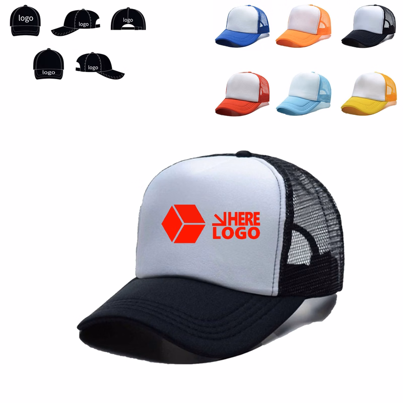 MOQ 100pcs Unisex Summer Mesh Cap Sun Hat
