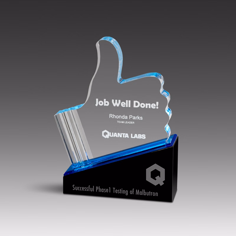 Thumbs Up Award (4"x6"x1")