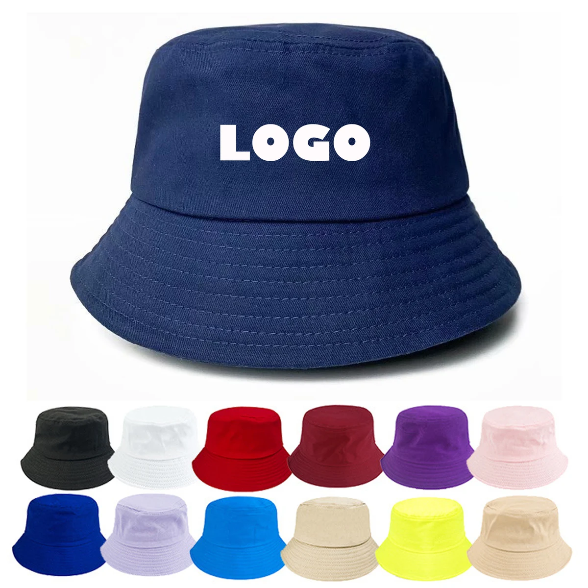 Unisex Reversible Cotton Fisherman Bucket Hat 1