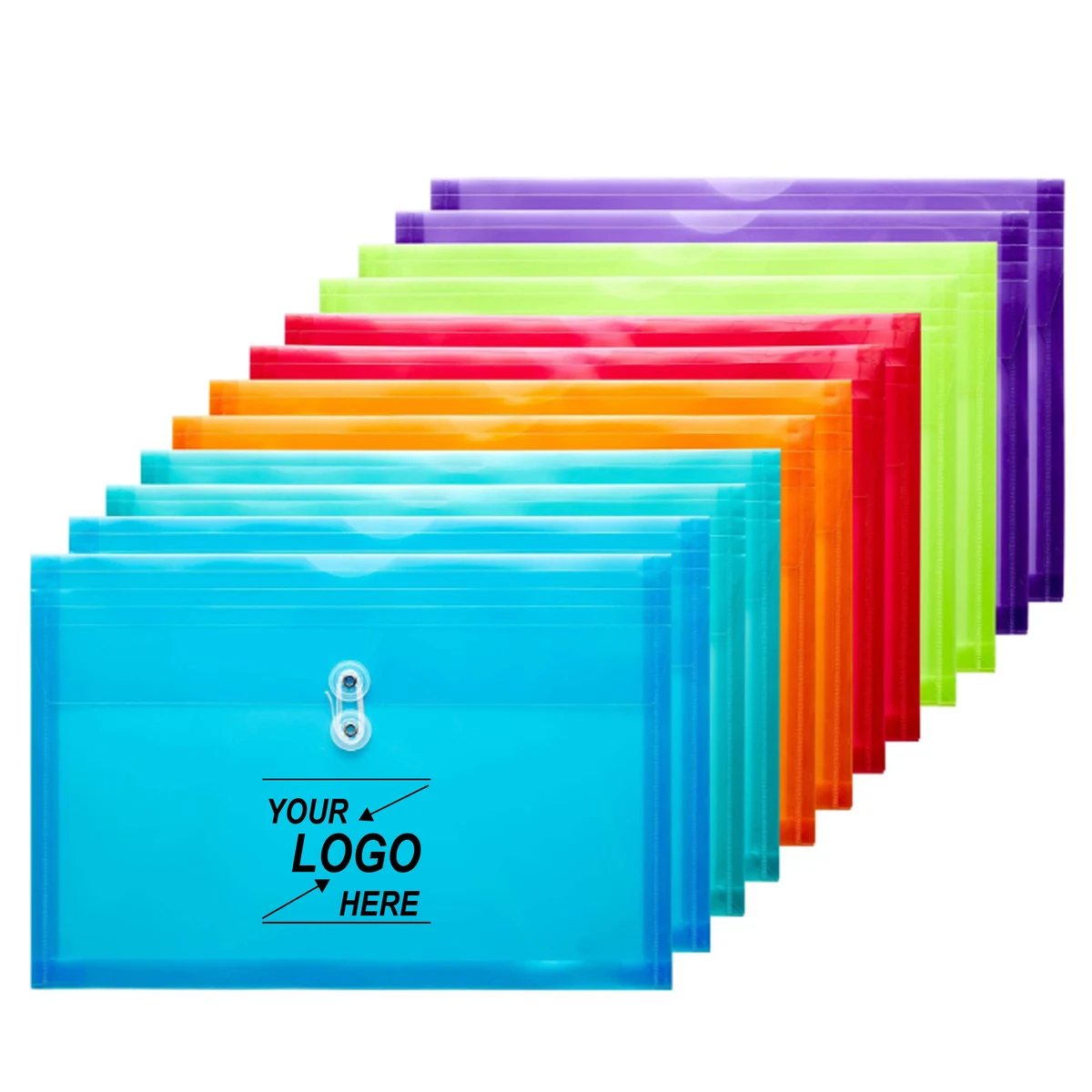 Expandable File Folder with String Closure 1