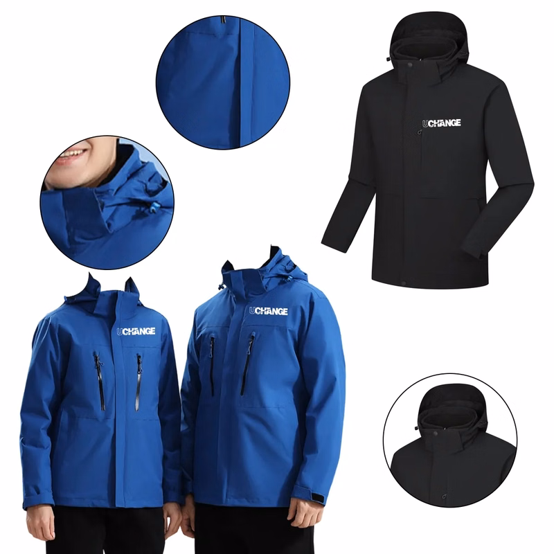 3 In 1 Waterproof Parka With Removable Down Liner