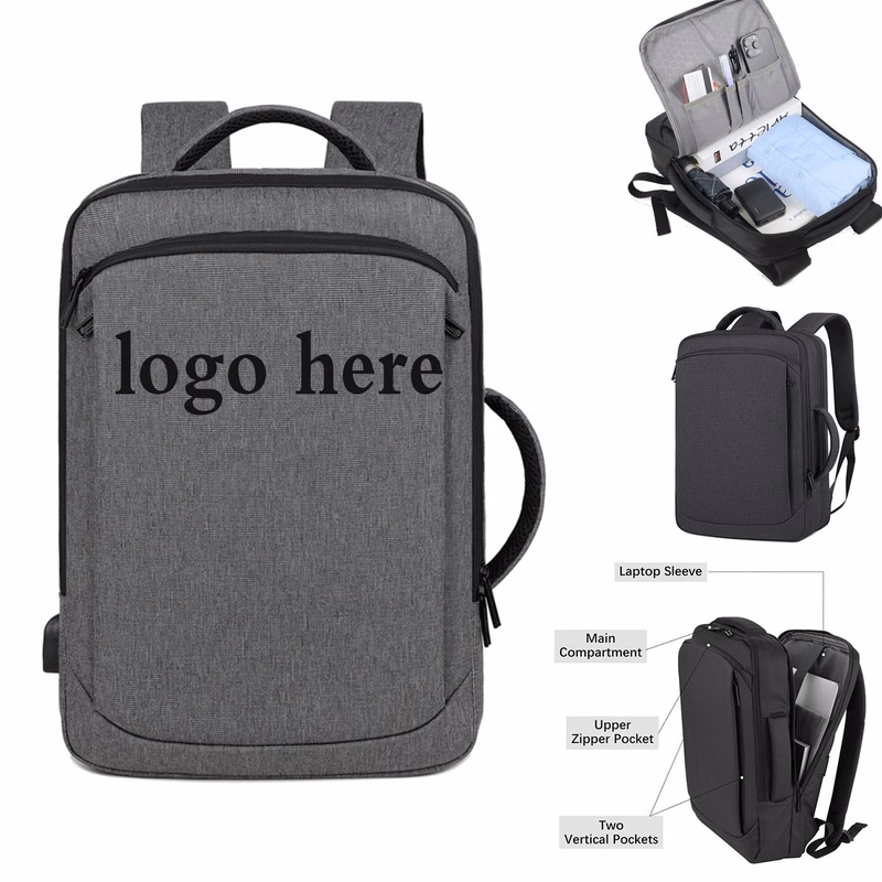 Multi-Functional 3-in-1 PU Leather Laptop Bag