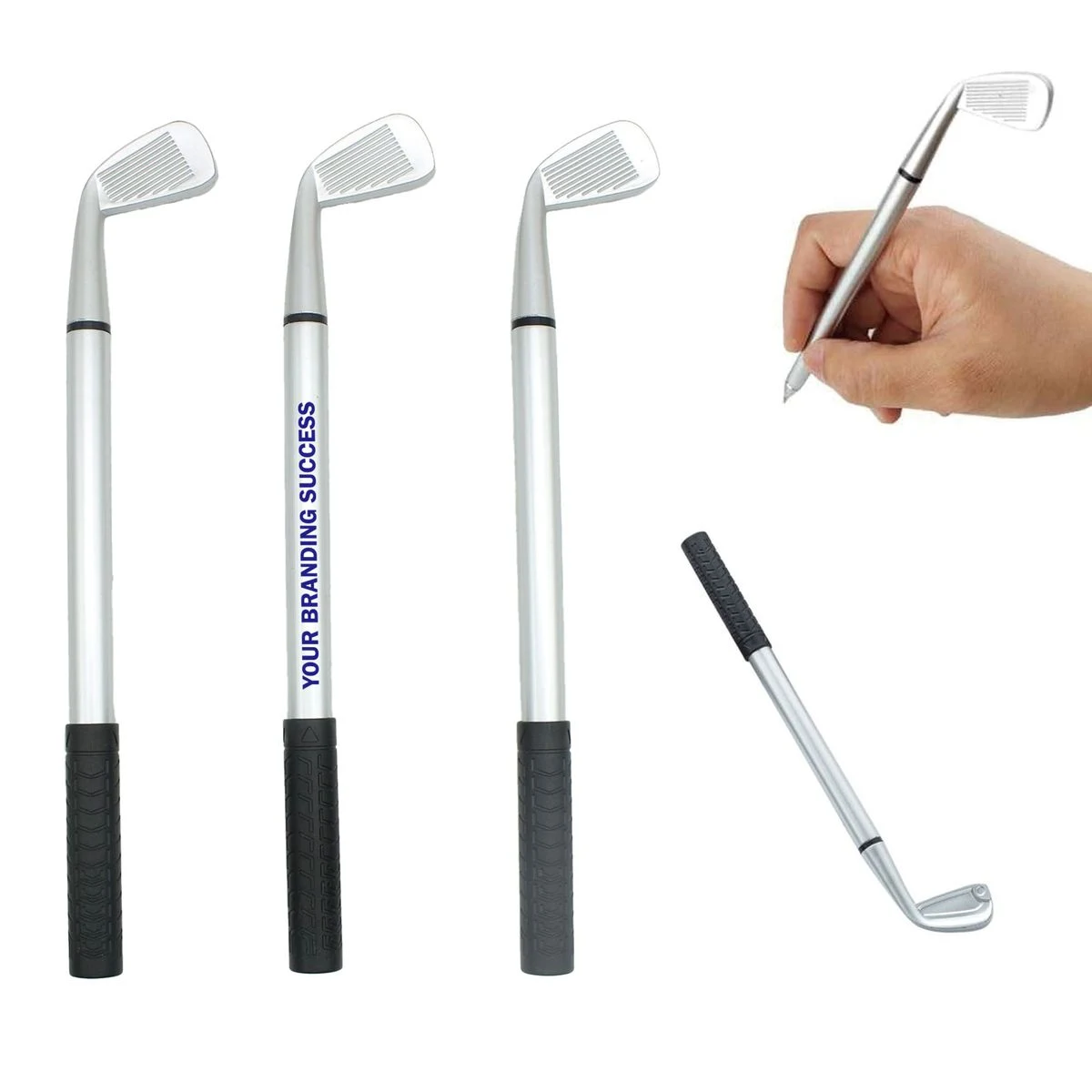 Plastic Golf Pattern Writing Pen, custom pen with logo imprint 1