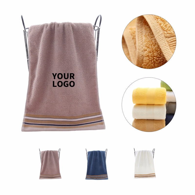 Cotton Satin Edge Gift Towel Absorbent Hand Size
