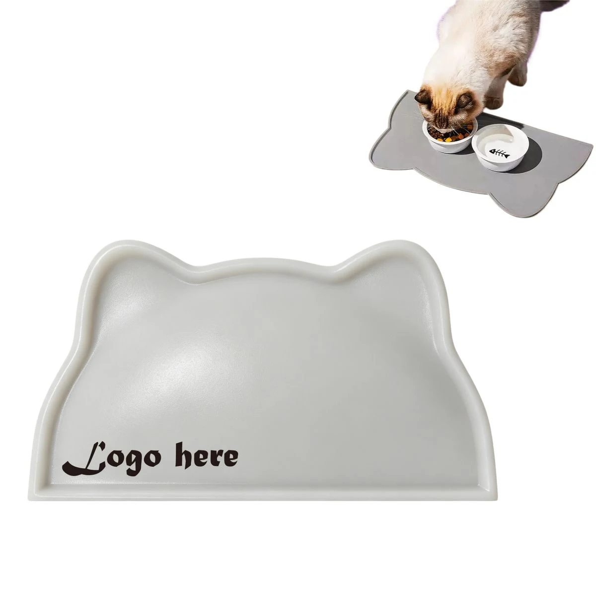 Food?Grade Silicone Pet Dining Mat 1