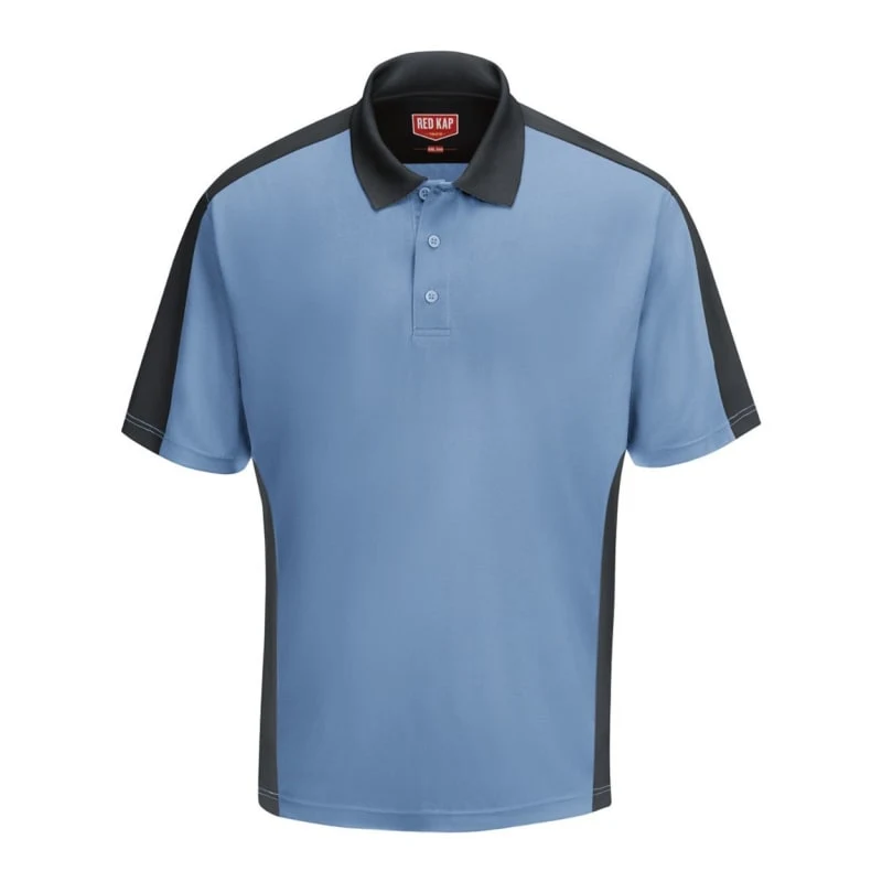 Red Kap Men's Performance Knit Two Tone Polo - SK54 1