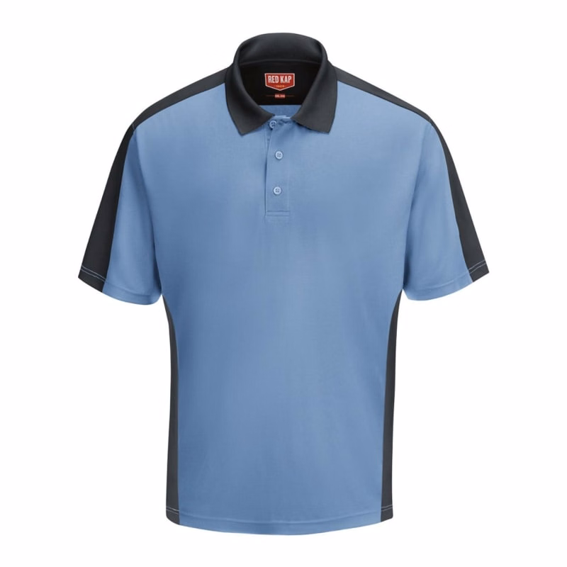 Red Kap Men's Performance Knit Two Tone Polo - SK54