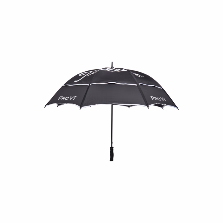 Titleist Tour Double Canopy Umbrella - Black/White
