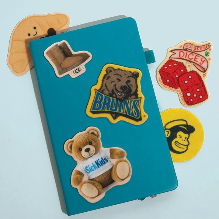 Fuzzy Die Cut Stickers 1