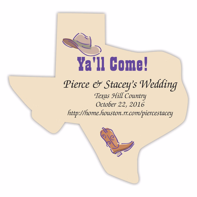 USA Made Premium UV Window Micro-Suction Cling Decal - Texas State Shape