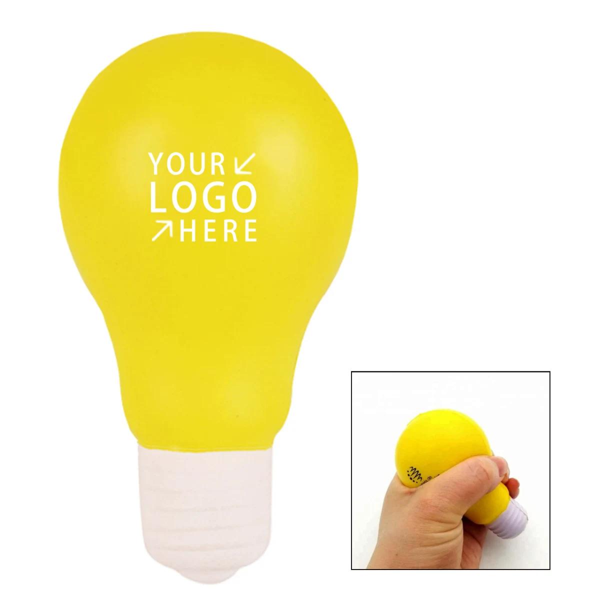 Light Bulb Shape Stress Ball 1