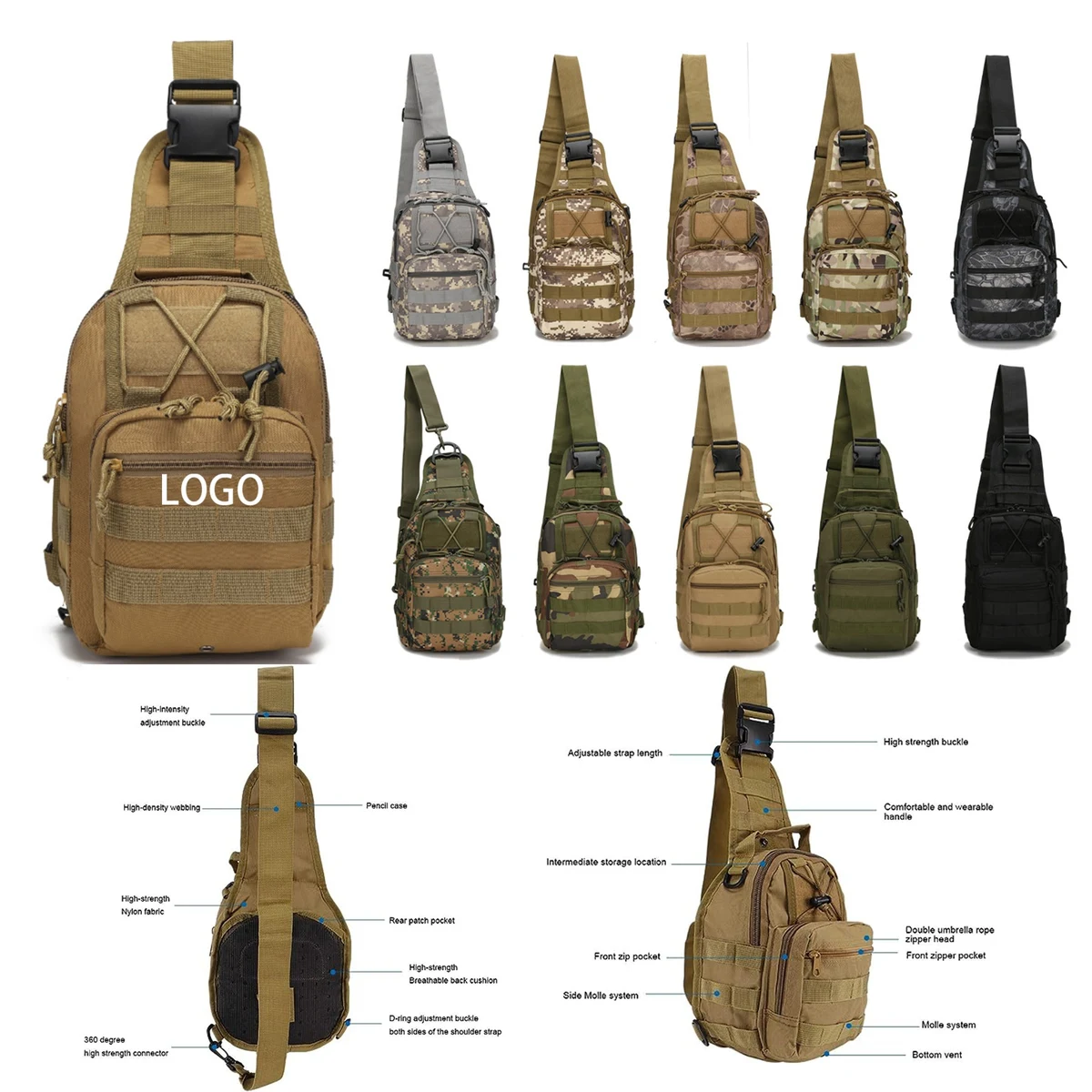 Tactical Sling Chest Bag 1