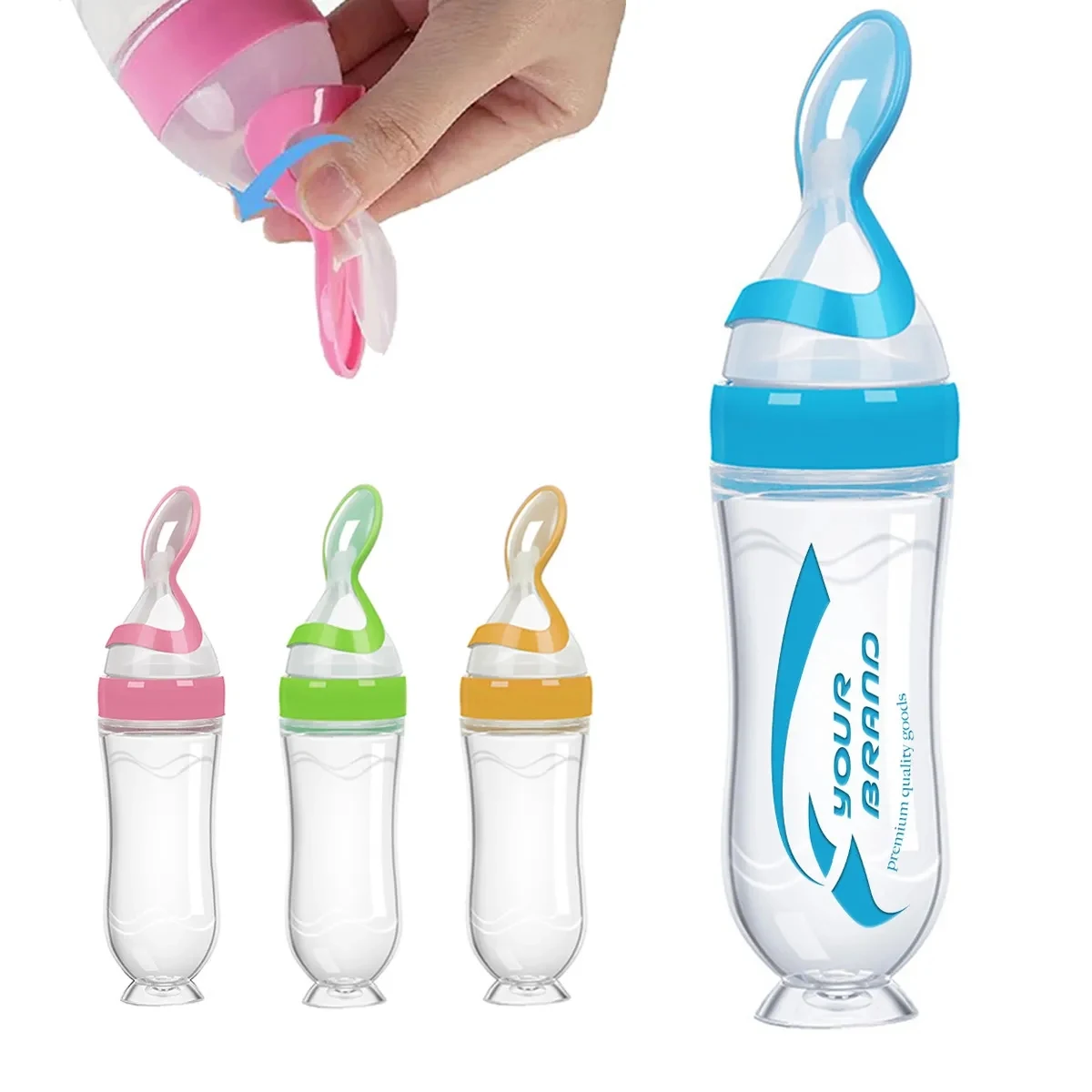 Baby Feeding Spoon Bottle Food Dispenser 1