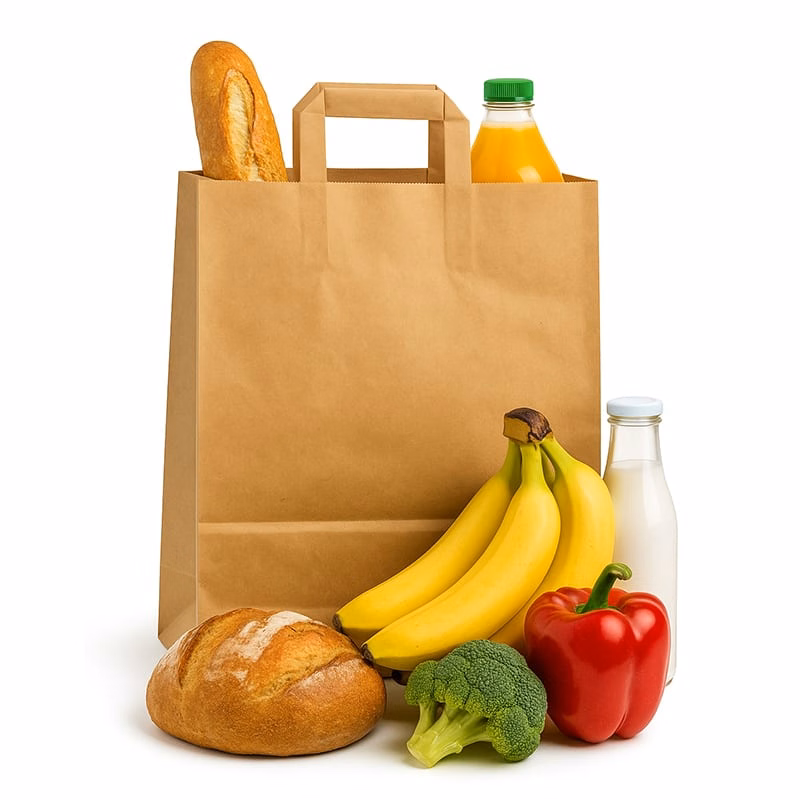 11 X 11 Inch Custom Paper Shopping Bag With Handles