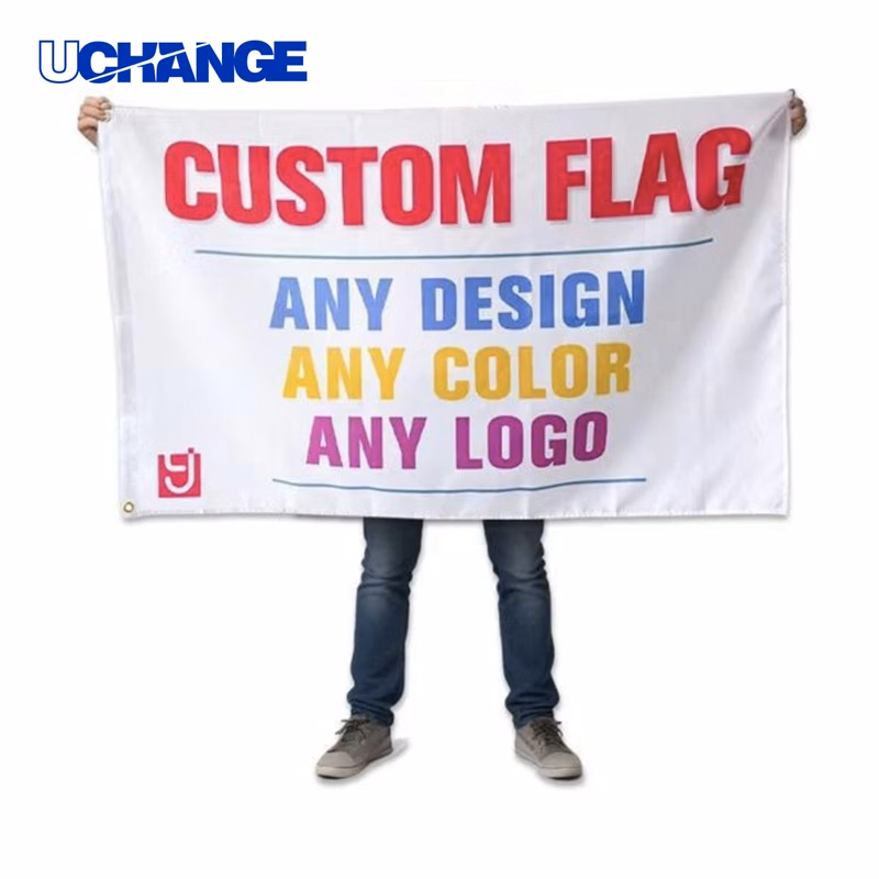 Vibrant Full Color Custom 3X5 Ft Flag Banner