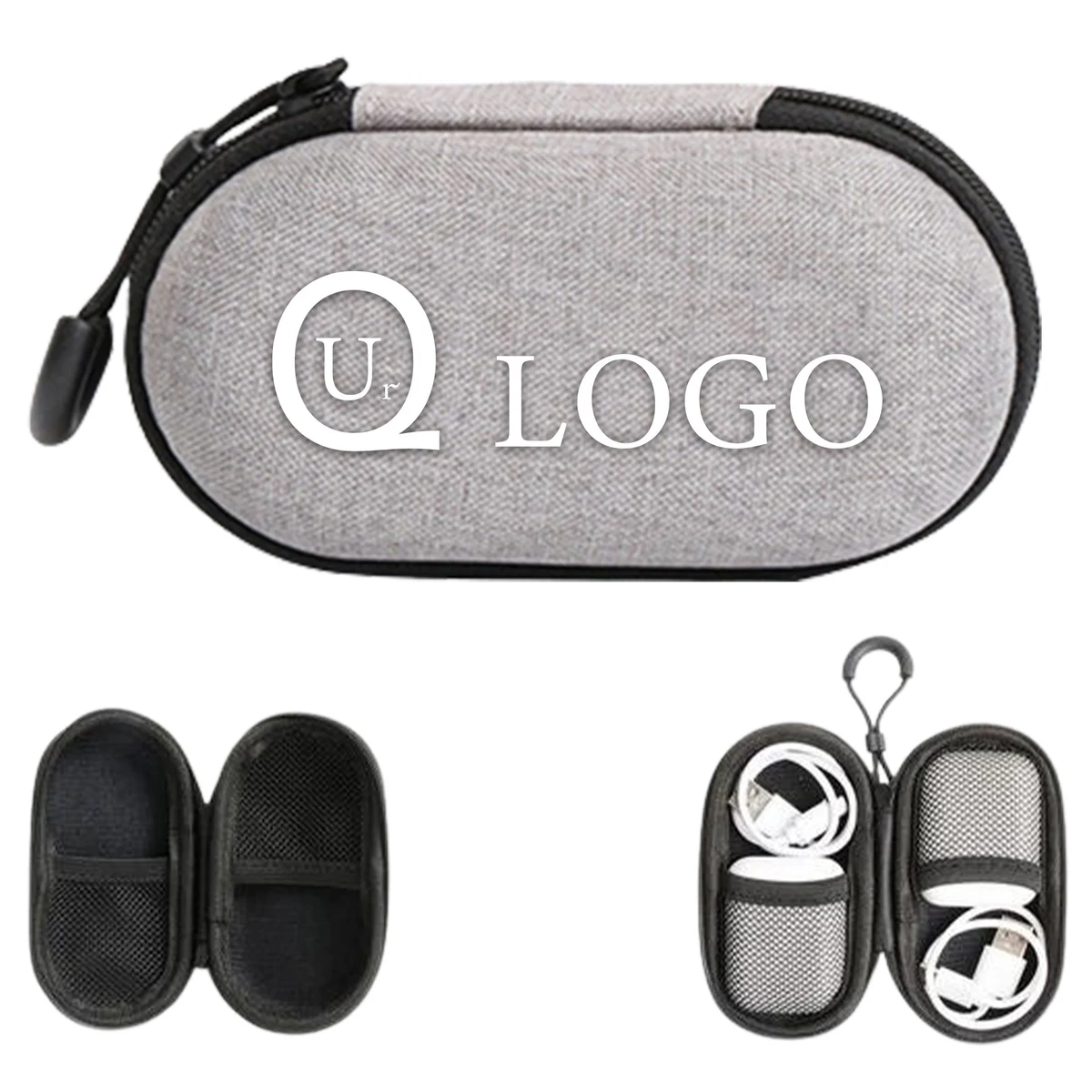 Oval Earphone Carrying Case 1