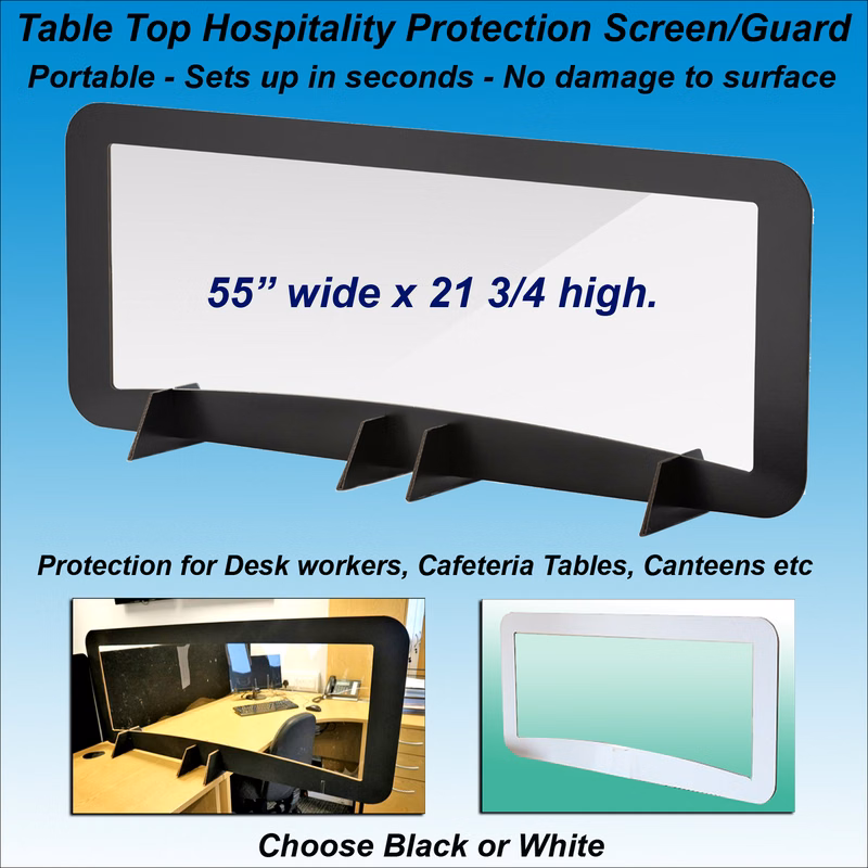 Table Top Hospitality Protection Screen/Guard.