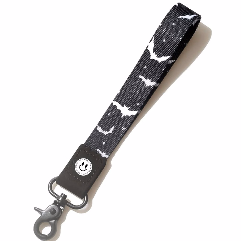 Halloween Wristlet Lanyard With Keychain