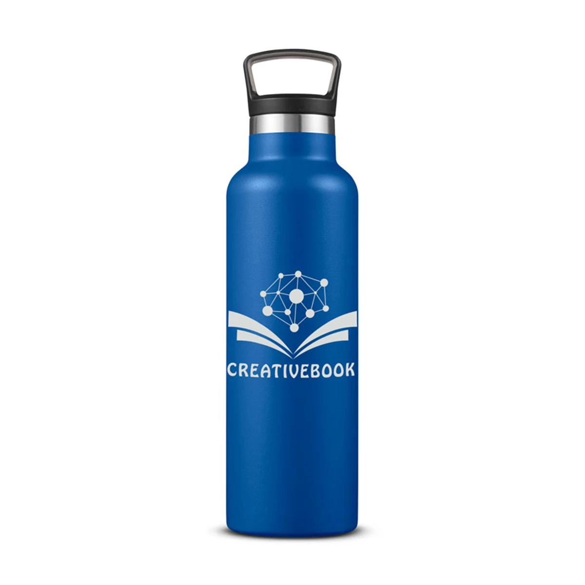 21 oz Double-Wall Vacuum Bottle With Loop Top, custom water bottle with logo imprint 1