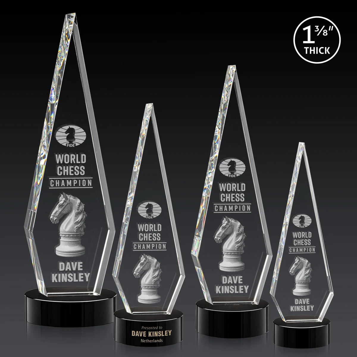 Springfield 3D Award on Stanrich Base - Black 1