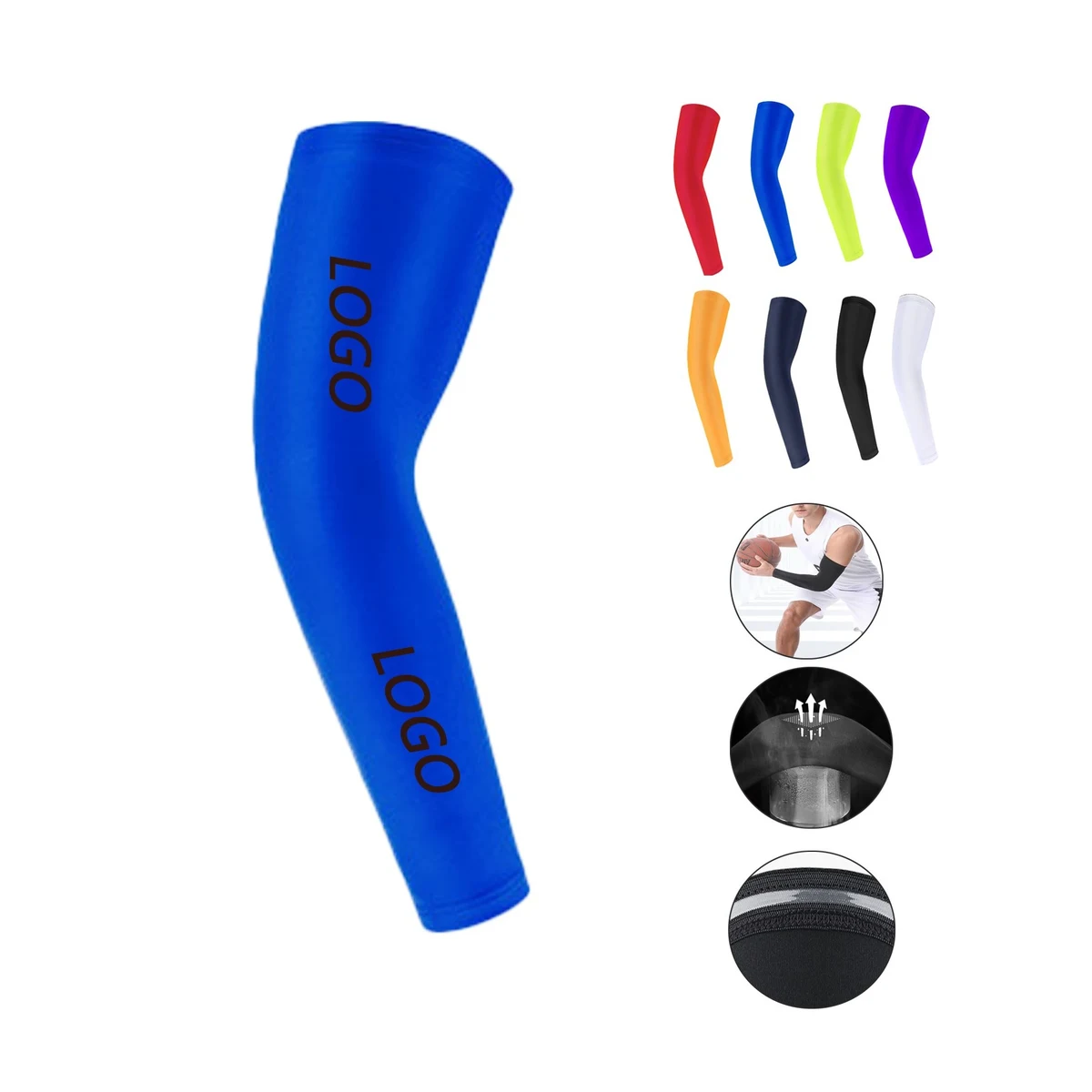 Breathable And Elastic Extended Elbow And Wrist Protection 1