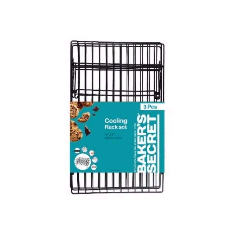 Baker's Secret 3-Pc Cooling Rack Sets