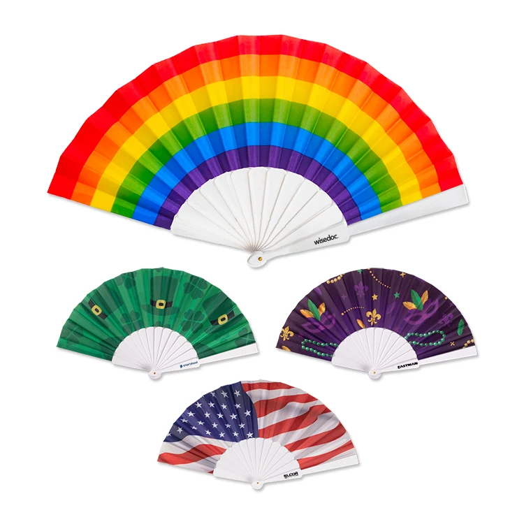 Holiday Folding Hand Fan 1